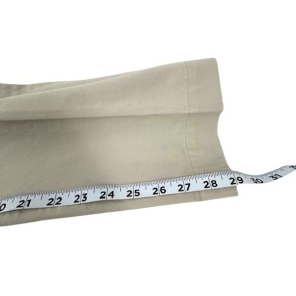 Polo Ralph Lauren Stretch Slim Fit Chino Pants 33x30 Flat Front Khaki Beige - Picture 4 of 9